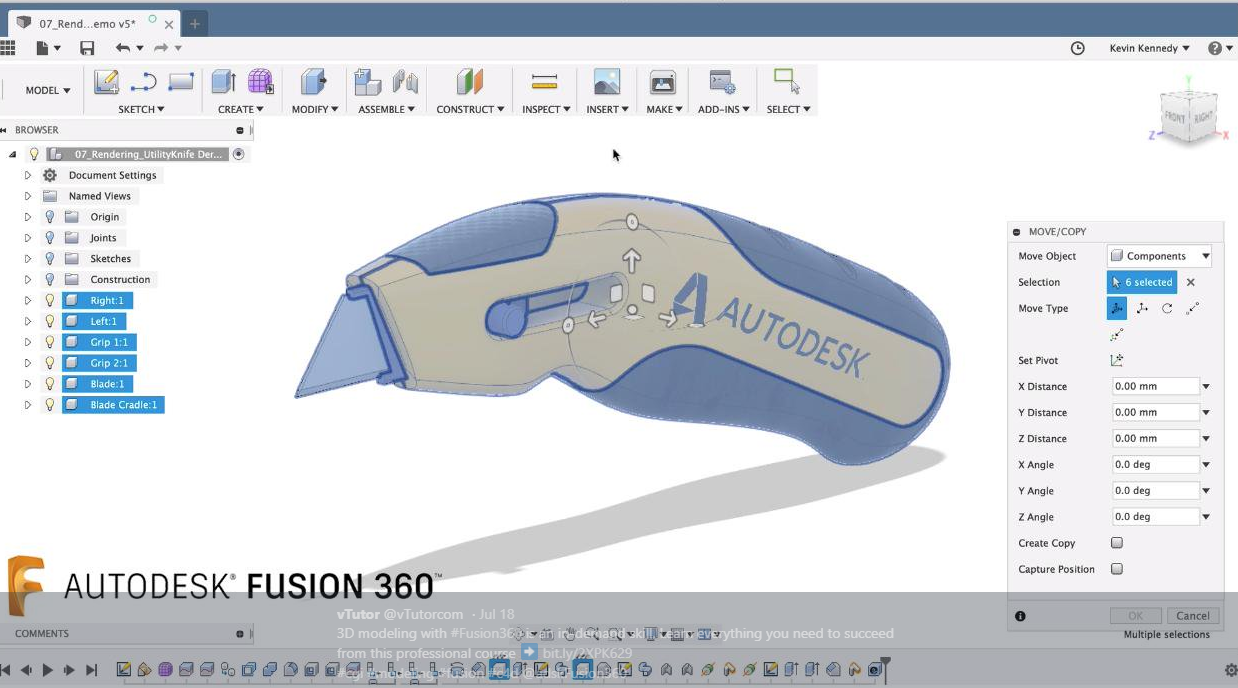 vTutor Blog | ▷ 3D Modelling with Autodesk Fusion 360 - vTutor Blog